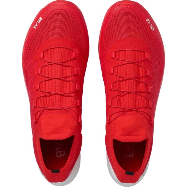 Tenis Para Trail Running Salomon S/Lab Sense 8 Hombre Rojos Blancos | MX KZLX964